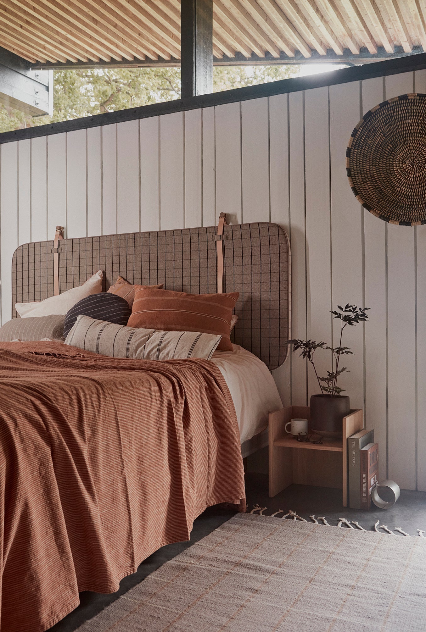 Bed Cover - Stripe - Caramel