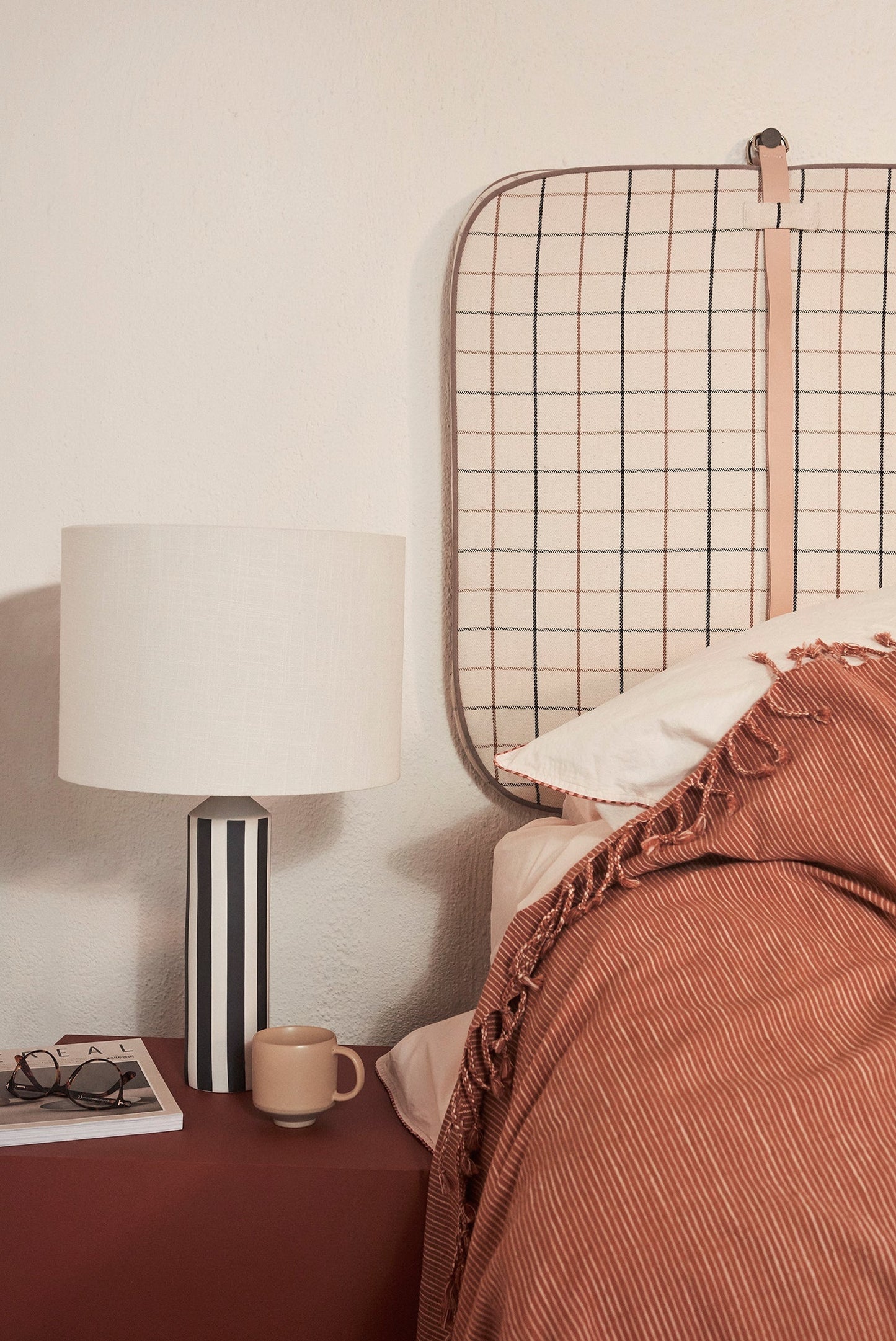 Bed Cover - Stripe - Caramel